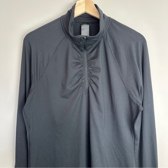 Champion Sport Black Quarter-zip Athletic Long-sleeve Sweatshirt Women's - Picture 2 of 8